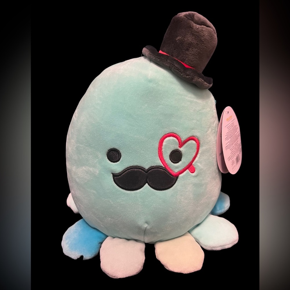 Eiko the Fancy the Octopus 8" original Squishmallow nwt ValentinesEdition (2022)
